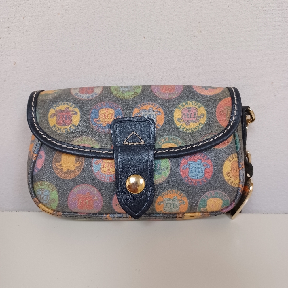 Vintage DOONEY & BOURKE wristlet w Heart Charm Hang Tag - Picture 2 of 11